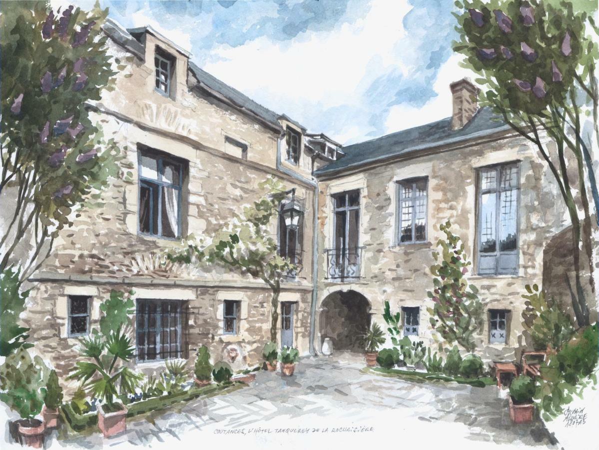Hotel Tanquerey De La Rochaisiere Coutances Exterior foto
